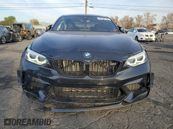 2020 BMW M2 Competition with VIN WBS2U7C08L7E13485, listed as a Copart auction lot 87297134 with 40,260 mi miles and Salvage Title. Bid and sale history available at carsss.com. Image 5.