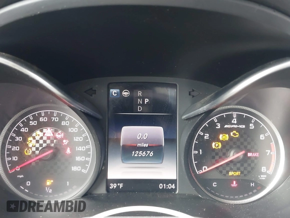 2018 Mercedes-Benz C 43 AMG with VIN 55SWF6EB9JU248383, listed as a IAAI auction lot 41226587 with 125,676 mi miles and . Bid and sale history available at carsss.com. Image 7.