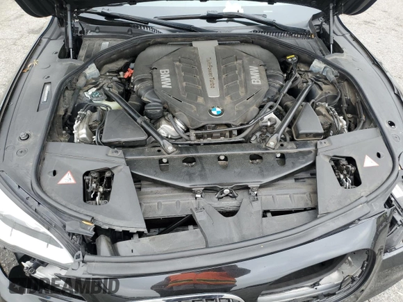 2015 BMW 7 Series 750Li with VIN WBAYE8C56FD782426, listed as a Copart auction lot 58208325 with 50,225 mi miles and Salvage title. Bid and sale history available at DreamBid. Image 11.