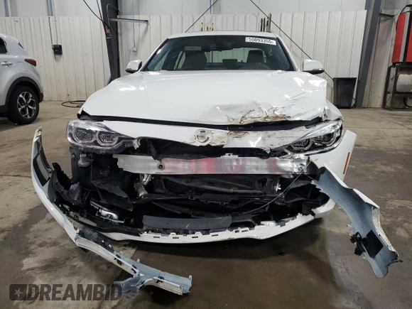 2018 BMW 3 Series 330i xDrive with VIN WBA8D9G5XJNU72561, listed as a Copart auction lot 55093355 with 28,411 mi miles and Salvage title. Bid and sale history available at DreamBid. Image 5.