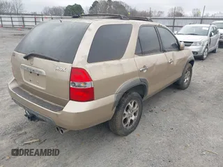 2001 Acura MDX Touring Pkg with VIN 2HNYD18691H513700, listed as a IAAI auction lot 41733475 with 274,715 mi miles. Bid and sale history available at carsss.com. Image 4.