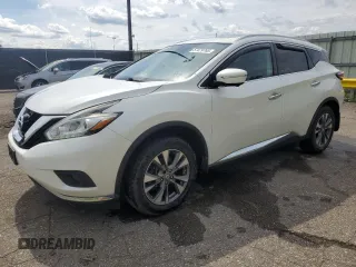 2015 Nissan Murano S with VIN 5N1AZ2MH0FN222423, listed as a Copart auction lot 57479765 with 83,390 mi miles and Clean title. Bid and sale history available at DreamBid. Image 1.