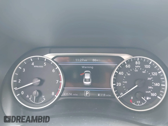 2024 Nissan Sentra SV with VIN 3N1AB8CV3RY221229, listed as a IAAI auction lot 42666353 with 43,574 mi miles and . Bid and sale history available at DreamBid. Image 7.