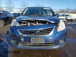2012 Nissan Versa SV with VIN 3N1CN7AP8CL880295, listed as a Copart auction lot 46286555 with 140,207 mi miles and Salvage Title. Bid and sale history available at carsss.com. Image 5.