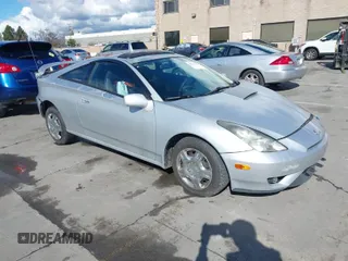 2005 Toyota Celica GT with VIN JTDDR32T350183434, listed as a IAAI auction lot 41537469 with 216,835 mi miles. Bid and sale history available at carsss.com. Image 1.
