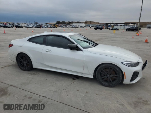 2022 BMW 4 Series 430i xDrive with VIN WBA73AP03NCJ86492, listed as a Copart auction lot 45184625 with Not Provided miles and Clean Title. Bid and sale history available at DreamBid. Image 4.
