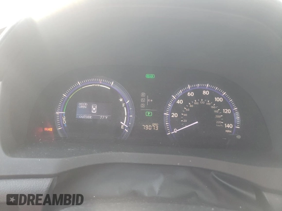 2010 Lexus HS with VIN JTHBB1BA6A2020028, listed as a Copart auction lot 72962654 with 79,073 mi miles and Salvage Title. Bid and sale history available at carsss.com. Image 9.