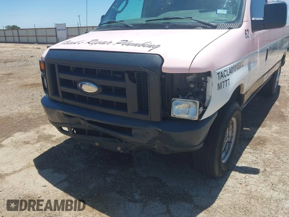 2014 Ford Econoline Cargo Commercial z VIN 1FTNE2EL2EDA81251, wystawiony jako IAAI lot #42326135 z przebiegiem 158 932 mil mil oraz . Historia ofert i sprzedaży dostępna na DreamBid. Obrazek 6.