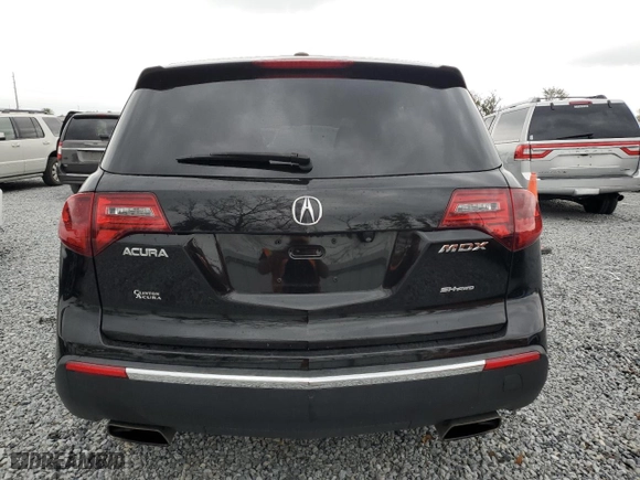 2012 Acura MDX Tech Pkg with VIN 2HNYD2H33CH522861, listed as a Copart auction lot 48339855 with 150,484 mi miles and Salvage Title. Bid and sale history available at carsss.com. Image 6.