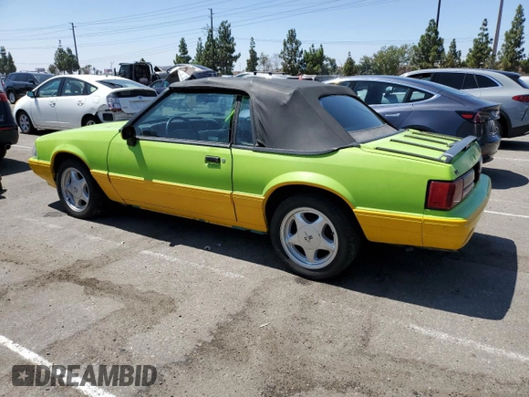 1993 Ford Mustang with VIN 1FACP44M3PF147651, listed as a Copart auction lot 69528314 with 49,510 mi miles and Clean title. Bid and sale history available at DreamBid. Image 2.
