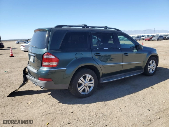 2008 Mercedes-Benz GL-Class 4.6L with VIN 4JGBF71E08A353852, listed as a Copart auction lot 52790035 with 178,788 mi miles and Salvage Title. Bid and sale history available at carsss.com. Image 3.