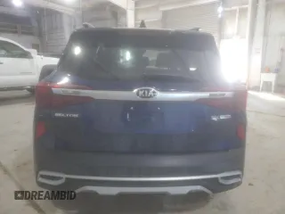 2021 Kia Seltos SX with VIN KNDETCA24M7207406, listed as a Copart auction lot 45762665 with 70,955 mi miles and Salvage Title. Bid and sale history available at carsss.com. Image 6.