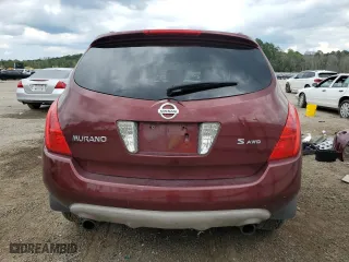 2005 Nissan Murano S with VIN JN8AZ08W85W417944, listed as a Copart auction lot 66903534 with 127,495 mi miles and Salvage Title. Bid and sale history available at carsss.com. Image 6.