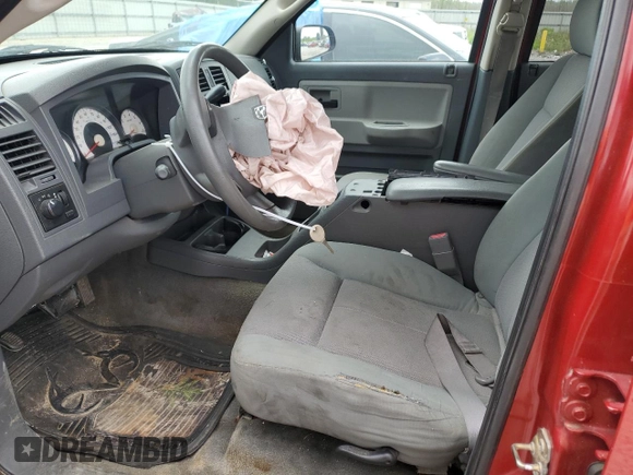 2006 Dodge Dakota ST with VIN 1D7HE28K66S509857, listed as a Copart auction lot 63910594 with 216,921 mi miles and Salvage Title. Bid and sale history available at carsss.com. Image 7.