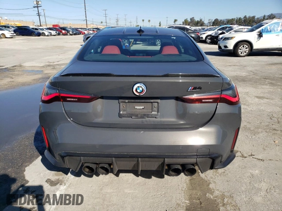 2022 BMW M4 Competition xDrive with VIN WBS43AZ05NCK65609, listed as a Copart auction lot 50820194 with 18,042 mi miles. Bid and sale history available at carsss.com. Image 6.
