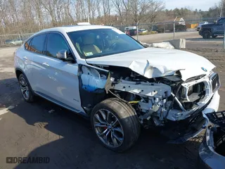 2019 BMW X6 xDrive35i with VIN 5UXKU2C57K0Z63351, listed as a IAAI auction lot 41637597 with 91,121 mi miles. Bid and sale history available at carsss.com. Image 1.