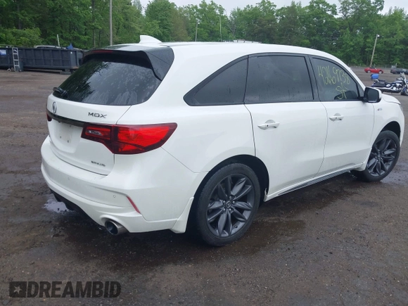 2019 Acura MDX Technology with VIN 5J8YD4H05KL014871, listed as a IAAI auction lot 42169738 with 96,599 mi miles and . Bid and sale history available at DreamBid. Image 4.