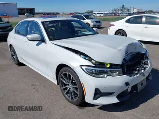 2021 BMW 3 Series 330i xDrive with VIN WBA5R7C0XMFK54525, listed as a IAAI auction lot 42320181 with 54,576 mi miles and . Bid and sale history available at DreamBid. Image 1.