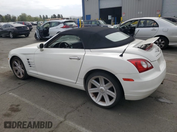 2005 Chrysler Crossfire Limited with VIN 1C3AN65L35X046887, listed as a Copart auction lot 55347975 with 155,037 mi miles and Clean Title. Bid and sale history available at DreamBid. Image 2.