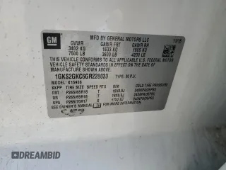 2016 GMC Yukon XL SLT with VIN 1GKS2GKC6GR228033, listed as a Copart auction lot 52450055 with 135,476 mi miles and Salvage Title. Bid and sale history available at DreamBid. Image 16.