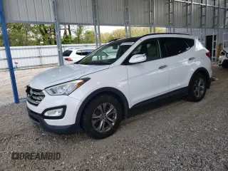 2014 Hyundai Santa Fe z VIN 5XYZU3LB7EG165121, wystawiony jako Copart lot #54191555 z przebiegiem 106 840 mil mil oraz Szkoda całkowita • Salvage title. Historia ofert i sprzedaży dostępna na DreamBid. Obrazek 1.