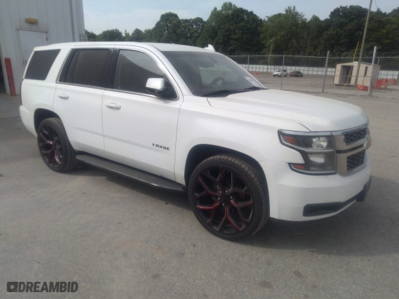 2018 Chevrolet Tahoe Commercial with VIN 1GNSKDEC4JR260905, listed as a IAAI auction lot 42085052 with 139,264 mi miles. Bid and sale history available at carsss.com. Image 1.