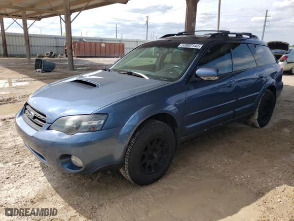 2006 Subaru Legacy Wagon Outback 2.5 XT Ltd with VIN 4S4BP67C966358786, listed as a Copart auction lot 53902143 with 141,884 mi miles and Clean Title. Bid and sale history available at carsss.com. Image 1.