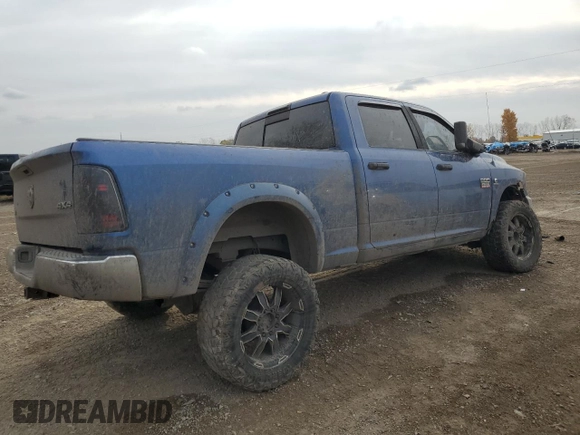 2010 Dodge Ram 2500 SLT with VIN 3D7UT2CL1AG159882, listed as a Copart auction lot 76569914 with Not Provided miles and Clean Title. Bid and sale history available at carsss.com. Image 3.