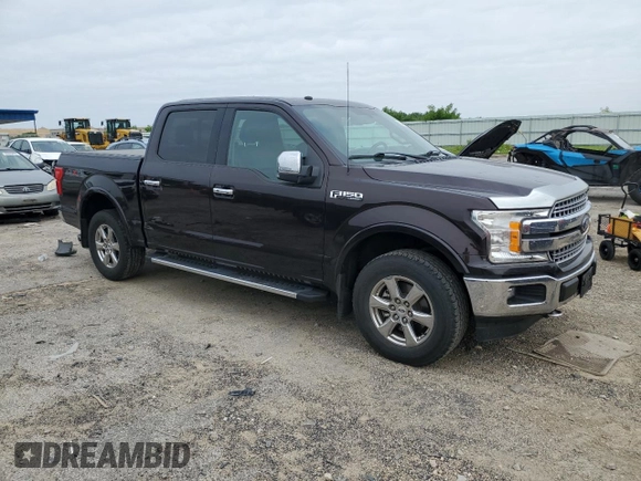 2018 Ford F-150 XL with VIN 1FTEW1EP2JFA90380, listed as a Copart auction lot 60555185 with 141,192 mi miles and Clean title. Bid and sale history available at DreamBid. Image 4.