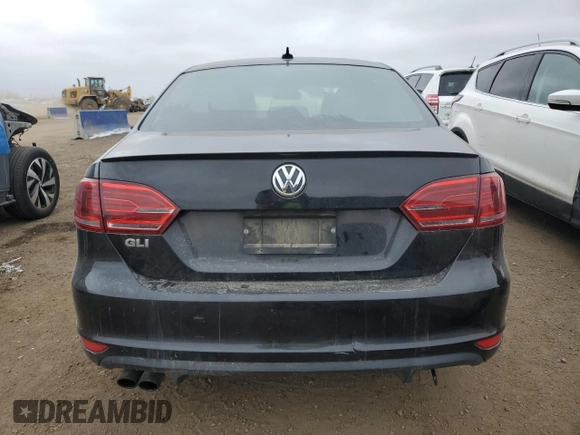 2014 Volkswagen Jetta GLI Edition 30 with VIN 3VW4S7AJ3EM382764, listed as a Copart auction lot 43962425 with 92,992 mi miles and Salvage title. Bid and sale history available at DreamBid. Image 6.