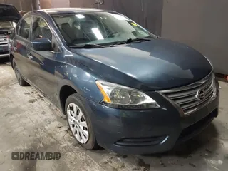 2014 Nissan Sentra S with VIN 3N1AB7AP4EL667685, listed as a IAAI auction lot 41697557 with 133,447 mi miles and . Bid and sale history available at DreamBid. Image 1.