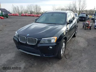 2013 BMW X3 xDrive28i with VIN 5UXWX9C54D0D01315, listed as a IAAI auction lot 42029866 with 137,482 mi miles. Bid and sale history available at carsss.com. Image 2.