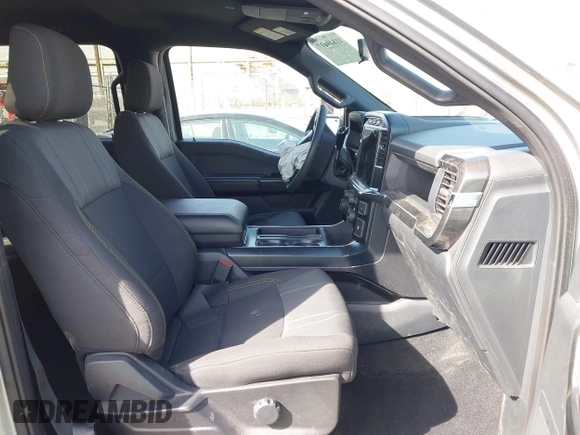 2024 Ford F-150 STX with VIN 1FTEW2LP4RKD24322, listed as a IAAI auction lot 41849417 with 7,199 mi miles and . Bid and sale history available at carsss.com. Image 5.