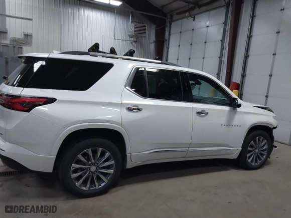 2023 Chevrolet Traverse Premier with VIN 1GNEVKKW0PJ180385, listed as a IAAI auction lot 41214484 with 26,830 mi miles. Bid and sale history available at carsss.com. Image 14.