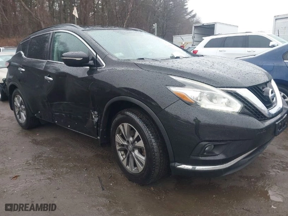 2015 Nissan Murano SL with VIN 5N1AZ2MH8FN203666, listed as a IAAI auction lot 41468871 with 103,269 mi miles. Bid and sale history available at carsss.com. Image 1.