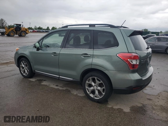 2015 Subaru Forester Touring with VIN JF2SJAWC2FH470037, listed as a Copart auction lot 55213135 with 157,515 mi miles and Salvage title. Bid and sale history available at DreamBid. Image 2.