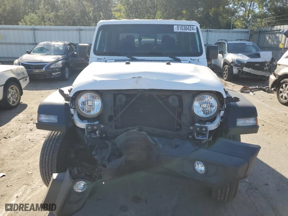 2021 Jeep Gladiator Willys with VIN 1C6HJTAG0ML530896, listed as a Copart auction lot 81030424 with 61,141 mi miles and Salvage Title. Bid and sale history available at carsss.com. Image 5.