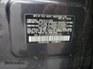2016 Subaru Forester 2.0XT Premium with VIN JF2SJGDCXGH548135, listed as a Copart auction lot 53946615 with 62,983 mi miles and Salvage Title. Bid and sale history available at carsss.com. Image 13.