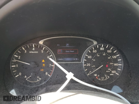 2017 Nissan Altima S with VIN 1N4AL3AP8HN360839, listed as a Copart auction lot 49338215 with 110,640 mi miles and Salvage Title. Bid and sale history available at DreamBid. Image 9.