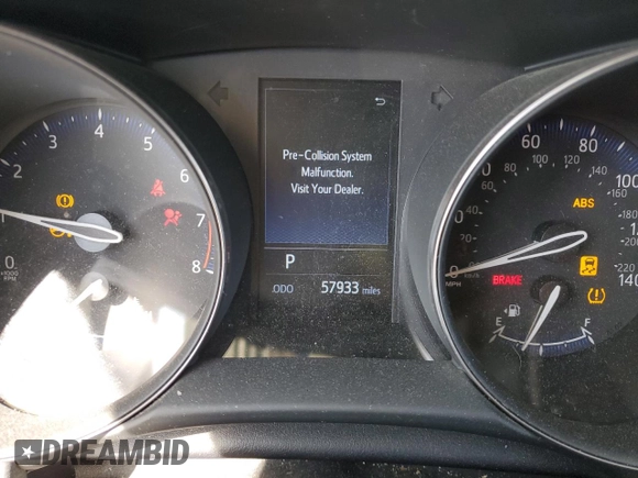 2019 Toyota C-HR XLE with VIN NMTKHMBX2KR098238, listed as a Copart auction lot 52338025 with 57,933 mi miles and Salvage Title. Bid and sale history available at DreamBid. Image 9.