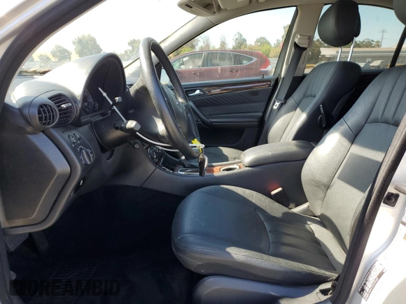 2007 Mercedes-Benz C 280 Luxury with VIN WDBRF54H67A929549, listed as a Copart auction lot 61799105 with 86,321 mi miles and Clean title. Bid and sale history available at DreamBid. Image 7.
