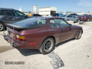 1984 Porsche 944 with VIN WP0AA0941EN460480, listed as a Copart auction lot 54192385 with 66,003 mi miles and Clean Title. Bid and sale history available at DreamBid. Image 3.
