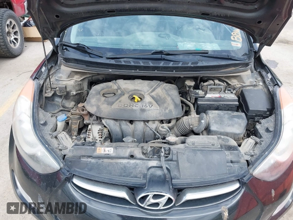 2013 Hyundai Elantra GLS z VIN KMHDH4AEXDU748440, wystawiony jako IAAI lot #42032398 z przebiegiem 146 636 mil mil oraz . Historia ofert i sprzedaży dostępna na DreamBid. Obrazek 10.