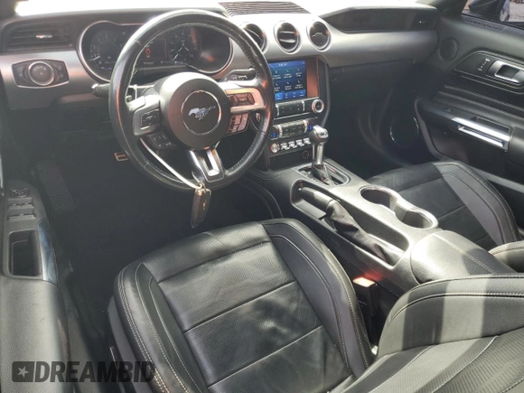 2022 Ford Mustang GT Premium с VIN 1FATP8FF5N5147997, выставлен на аукционе Copart как лот 59664415 с пробегом 41 018 миль миль и Списание • Salvage title. История ставок и продаж доступна на DreamBid. Изображение 8.