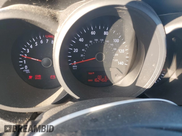 2012 Kia Soul with VIN KNDJT2A57C7377289, listed as a Copart auction lot 43371225 with 162,468 mi miles and Salvage Title. Bid and sale history available at carsss.com. Image 9.