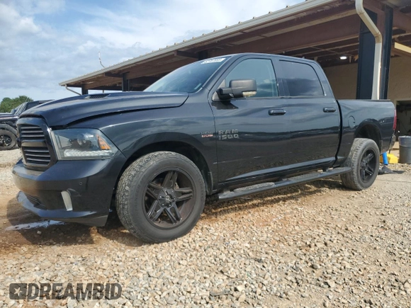 2015 Ram 1500 Sport with VIN 1C6RR6MT9FS614747, listed as a Copart auction lot 62767685 with 169,794 mi miles and Salvage title. Bid and sale history available at DreamBid. Image 1.
