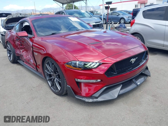 2018 Ford Mustang GT with VIN 1FA6P8CF7J5108808, listed as a IAAI auction lot 41934220 with 37,751 mi miles and . Bid and sale history available at DreamBid. Image 1.