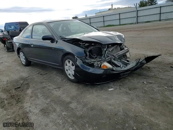 2002 Honda Civic EX with VIN 1HGEM21962L110508, listed as a Copart auction lot 45910305 with 110,776 mi miles and Salvage Title. Bid and sale history available at carsss.com. Image 10.