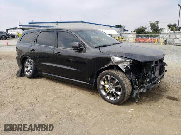 2019 Dodge Durango GT Plus with VIN 1C4RDHDG6KC675998, listed as a Copart auction lot 73542164 with 112,261 mi miles and Salvage Title. Bid and sale history available at carsss.com. Image 4.