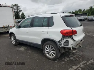 2017 Volkswagen Tiguan Wolfsburg Edition with VIN WVGRV7AX0HK003389, listed as a Copart auction lot 59709615 with 88,491 mi miles and Salvage title. Bid and sale history available at DreamBid. Image 2.